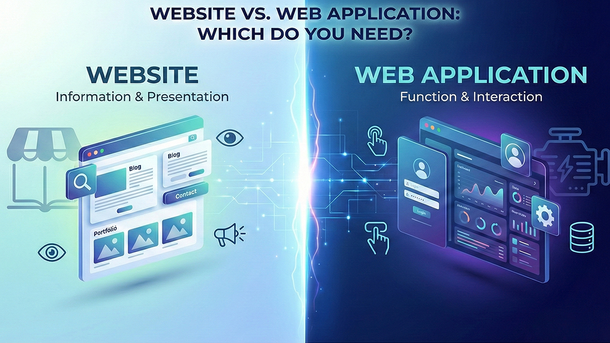 Website vs. Web Application: Which Do You Need?